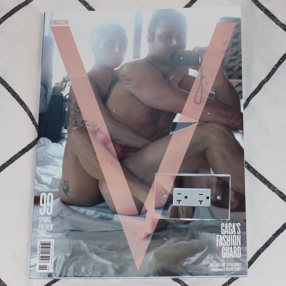 V99 Lady Gaga & Taylor Kinney 2016 V Magazine